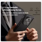 NILLKIN For Vivo X Fold 3 Pro Case Super Frosted Shield Luxuly Phone Case Hard Back Cover For Vivo X Fold 3 With Hidden Holder 6
