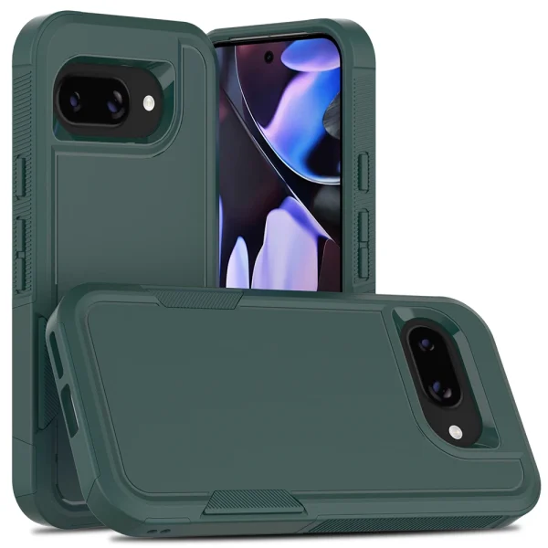 Defend Armor Shockproof Case For Google Pixel Fold 9ProXL 9 8 7 Pro 9A 8A 7A 6A 5G Luxury Matte Military Grade Shockproof Cover 8