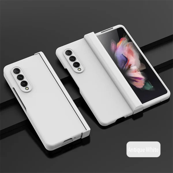 Ultra Thin Folding Shockproof Case For Samsung Galaxy Z Fold 4 6 Fold4 Fold3 Fold 5 360 Full Protection Candy Color Hard Cover 11