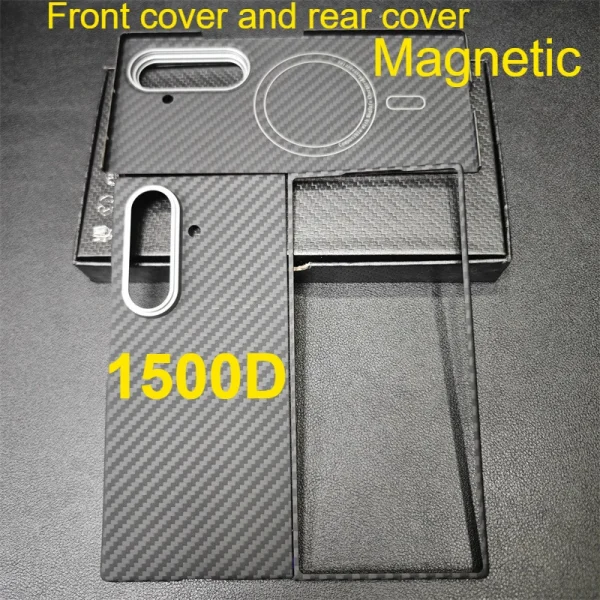 Aramid Magnetic Case For Samsung Galaxy Z Fold 7 Carbon Fiber Cover For Magsafe Case Shell Cover Mobile Phone Accessories 7