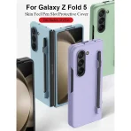 Skin Feel Slim Case for Samsung Galaxy Z Fold 6 5 4 3 with Stylus Pen Slot Holder Plastic Fold Shockproof Protection Hard Cover 3