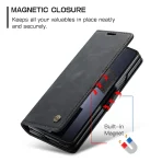 Retor Leather Wallet Case Anti-Drop Flip Case for Samsung Galaxy Z Fold 7 6 5 4 Fold6 Shockproof Phone Cover Cards Holder Bumper 5