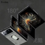 For Xiaomi Mix Fold 3 Sheepskin Leather Magnetic Ring Stand Holder Phone Case For Xiaomi Mix Fold4 2 Matte Lens Protection Cover 5