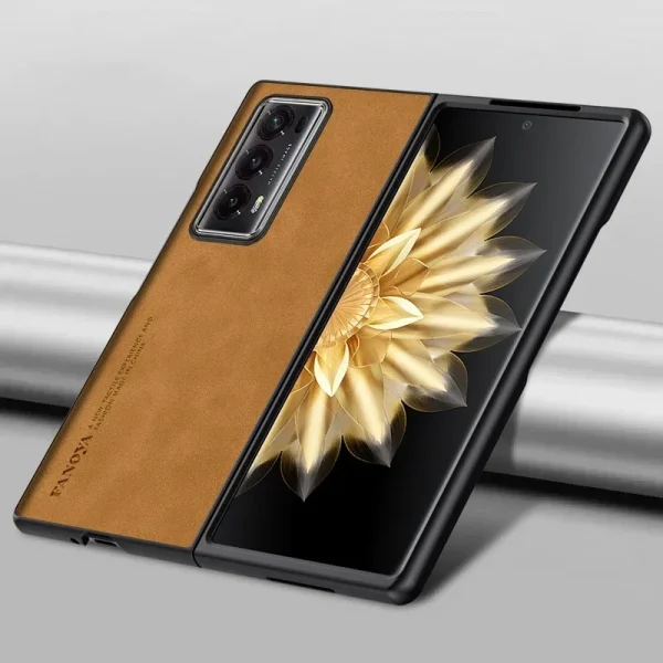 Luxury Leather Matte Flip Folding Phone Case for Honor Magic V V2 5G Case Thin Lightweight Shockproof Back Cover 8