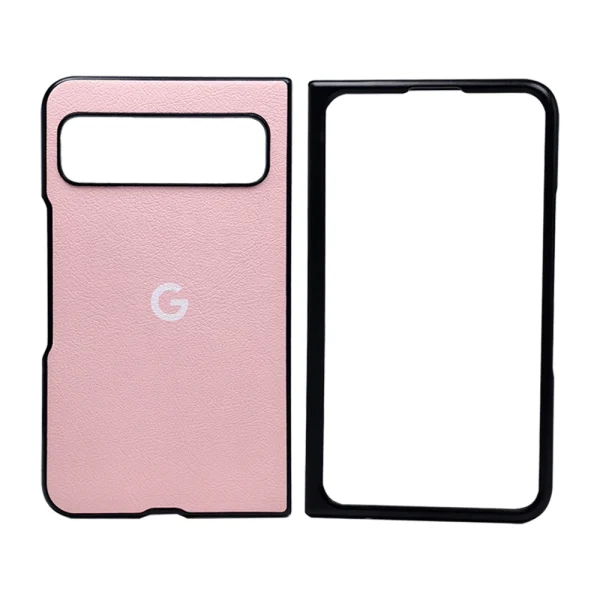 Luxury Leather Protective Case For Google Pixel Fold 9Pro Fold Hard PC PU Cortex Antiskid Shockproof Protection Cover 7