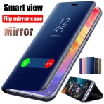 Smart View Mirror Flip Case For Samsung Galaxy A55 A35 A25 A05S A14 A54 A34 A24 5G 4G Cover Stand Fold Capa Fundas Shell Coque 1
