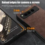PU Leather Case for Google Pixel Fold 5G simply Business style Hard PC with PU 2in1 material 5
