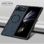 Slim Sheepskin Leather Matte Cover For Xiaomi Mix Fold 3 2 Case Camera Protect Fundas  Mix Fold3 Magsafe Wireless Charge Cases 4
