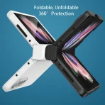 Ultra Thin Folding Shockproof Case For Samsung Galaxy Z Fold 4 6 Fold4 Fold3 Fold 5 360 Full Protection Candy Color Hard Cover 4