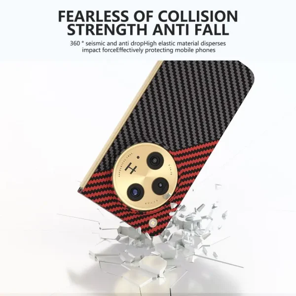 Carbon Fiber Case For OnePlus Open Urltra-Light Ultra Thin Anti drop Hard shell Dustproof Fall prevention Anti scratch Mob Cover 2
