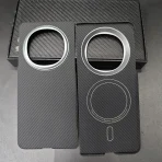Real Carbon Aramid Fiber Case for OPPO Find N5 Protective Case Smartphone Folding Screen Ultra-thin Phone Cover 1