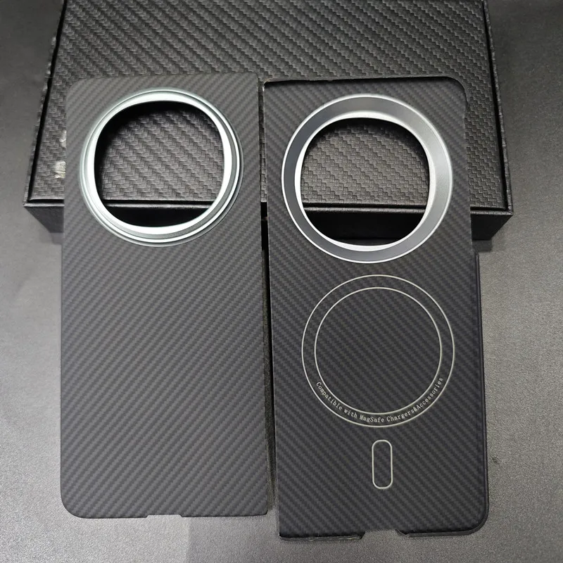 Real Carbon Aramid Fiber Case for OPPO Find N5 Protective Case Smartphone Folding Screen Ultra-thin Phone Cover 1