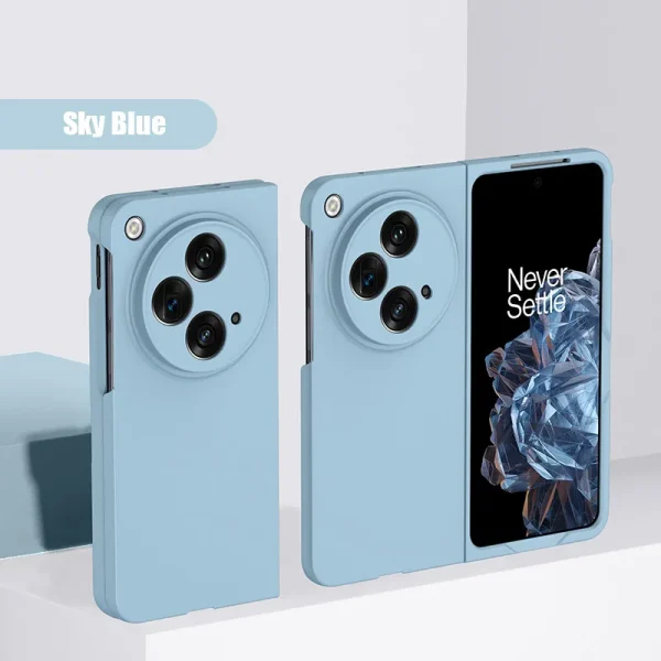 For Oneplus Open Case 7.82 inch Skin-feel Matte Shockproof Hard Plastic Cover for Oppo Find N3 Folding Shockproof Phone Case 4
