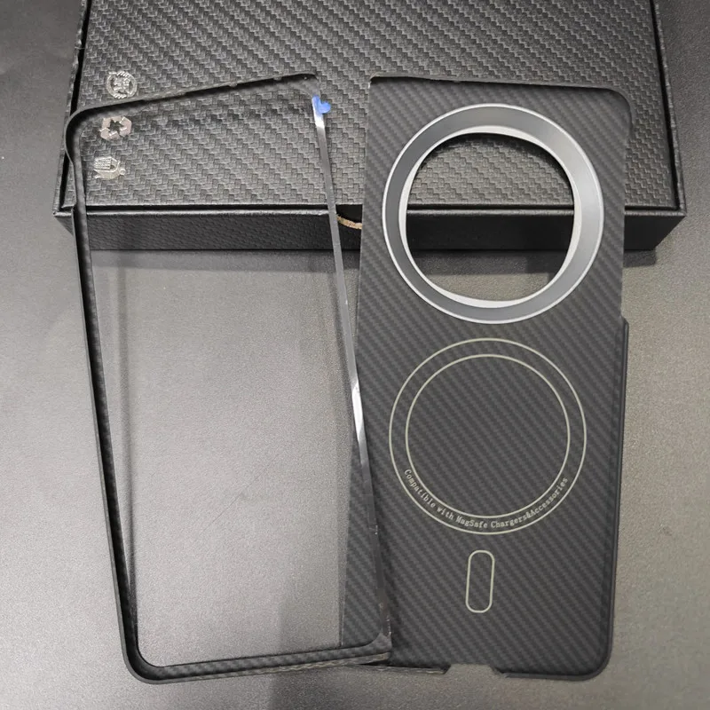 Real Carbon Aramid Fiber Case for OPPO Find N5 Protective Case Smartphone Folding Screen Ultra-thin Phone Cover 2