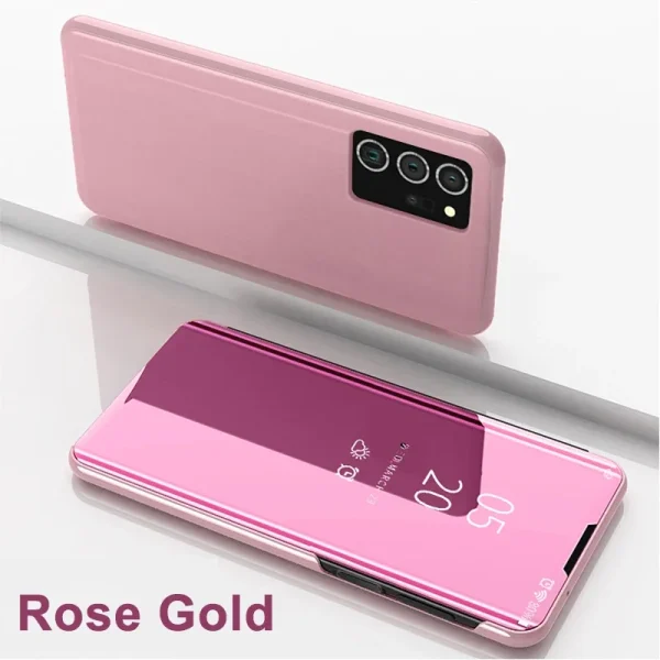 Smart View Mirror Flip Case For Samsung Galaxy A55 A35 A25 A05S A14 A54 A34 A24 5G 4G Cover Stand Fold Capa Fundas Shell Coque 12