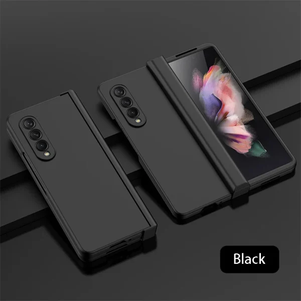 Ultra Thin Folding Shockproof Case For Samsung Galaxy Z Fold 4 6 Fold4 Fold3 Fold 5 360 Full Protection Candy Color Hard Cover 12