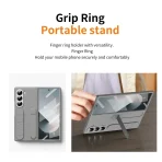Luxury Wristband Invisible Bracket Case for Samsung Galaxy Z Fold 6 5 4 3 7 fold6 Hand Wrist Strap Folding Stand Silicone Cover 3
