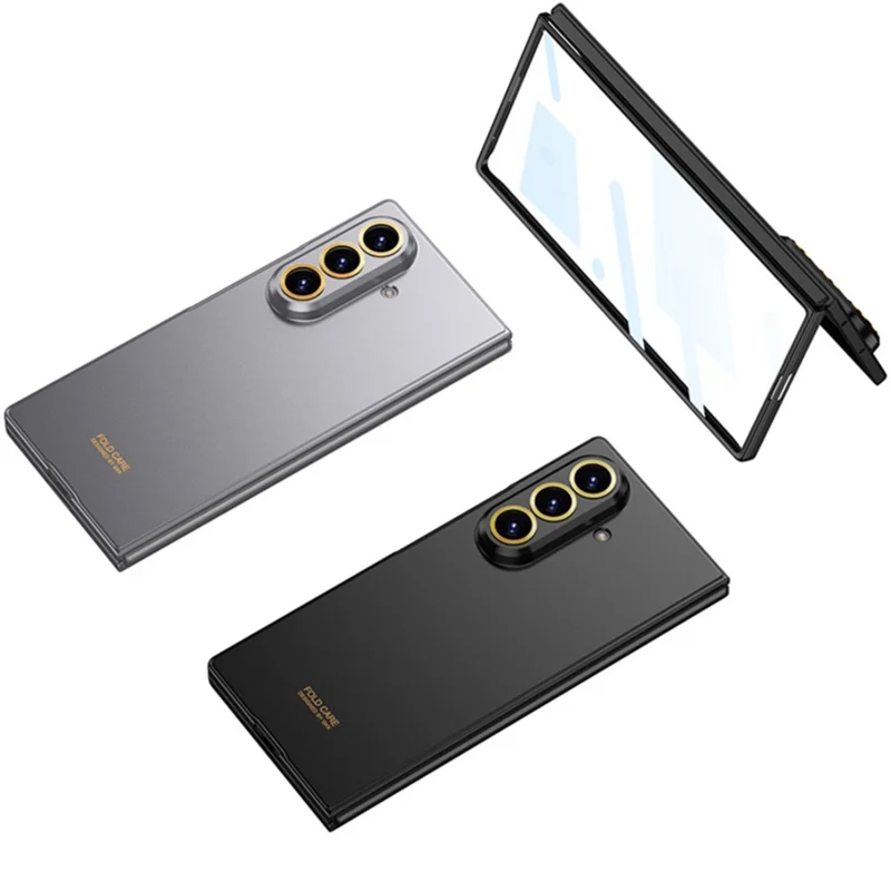 Luxury Fashionable Ultra-thin Phone Case For Samsung Galaxy Z Fold 7 5G With Screen Glass Protect Film Matte Protector Cover 2