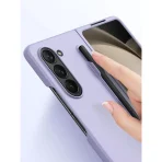 Skin Feel Slim Case for Samsung Galaxy Z Fold 6 5 4 3 with Stylus Pen Slot Holder Plastic Fold Shockproof Protection Hard Cover 6