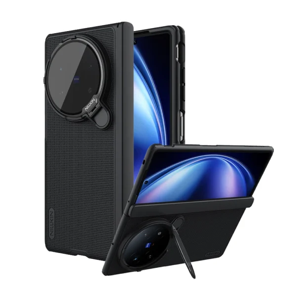 For Vivo X Fold 5 MagSafe Case NILLKIN Frosted Shield Prop Magnetic Case Shockproof With Phone Holder Camera Cover For X Fold5 8