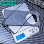Compatible For Magsafe Magnetic Wireless Charging Carbon Fabric Fiber Aramid Case For For vivo X Fold5 3