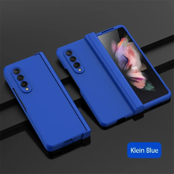 Ultra Thin Folding Shockproof Case For Samsung Galaxy Z Fold 4 6 Fold4 Fold3 Fold 5 360 Full Protection Candy Color Hard Cover 13