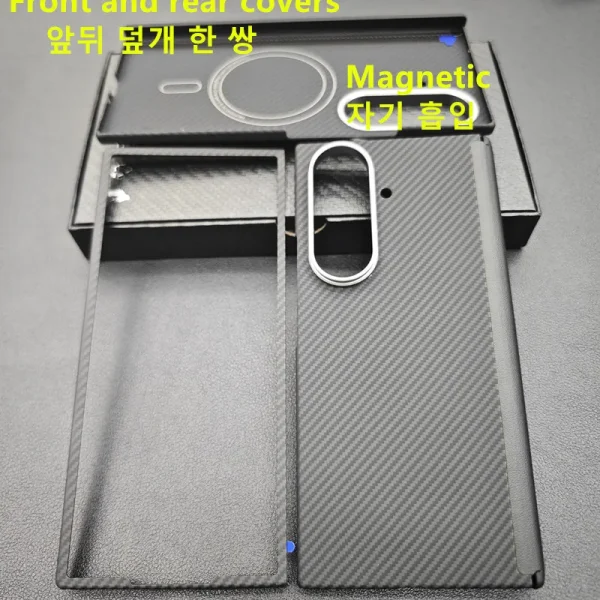 Aramid Magnetic Case For Samsung Galaxy Z Fold 7 Carbon Fiber Cover For Magsafe Case Shell Cover Mobile Phone Accessories 28