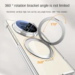 For Honor Magic V5 Case Luxury Plating Magsafe Ring Stand Magnetic Protective Back Cover case For Magic V5 V 5 Full Cover Shell 2