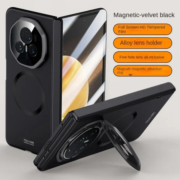 Magsafe Magnetic With Privacy Tempered Glass Flim Full Protect case For Honor Magic V 3 Magic V3 Spring Hinge Holder Cover 7