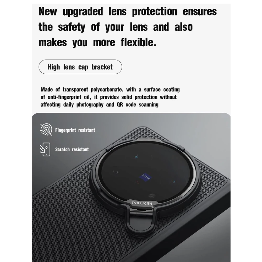 For Vivo X Fold 5 MagSafe Case NILLKIN Frosted Shield Prop Magnetic Case Shockproof With Phone Holder Camera Cover For X Fold5 2