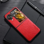 Case For Oppo Find N3 Flip Find N2 Flip Simple Design Luxury Leather Business Cover For Oneplus Open Case 3