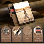Retor Leather Wallet Case Anti-Drop Flip Case for Samsung Galaxy Z Fold 7 6 5 4 Fold6 Shockproof Phone Cover Cards Holder Bumper 2