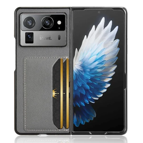 For Tecno Phantom V Fold 2 Case Luxury PU Leather Card Slots Hard Back Cover Case For Tecno Phantom VFold 2 Phone Case 8