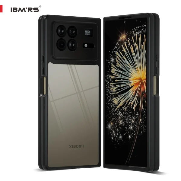ibmrs for Xiaomi Mix Fold 3 fold Case,Frosted transparent Shockproof Protection Case 8