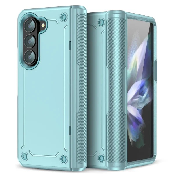 Anti-Falling Phone Bag Armor Case for Samsung Galaxy Z Fold 5 6 fold6 Fold5 Zfold5 5G Hinge Protective Cases 13