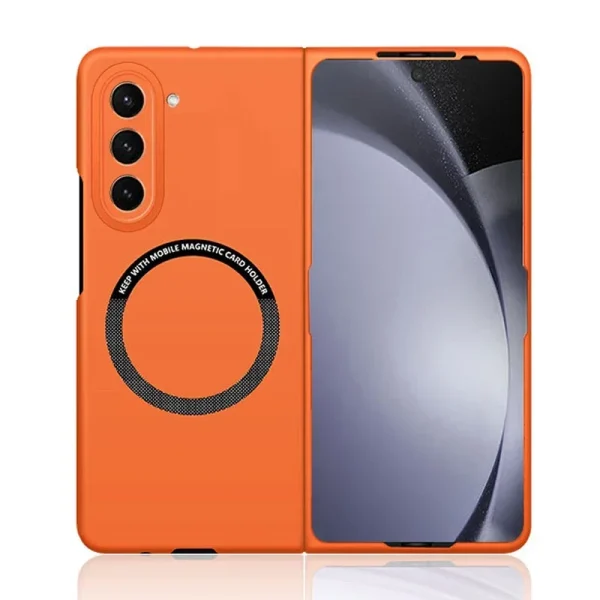 Ultra Thin Skin Feel Case for Samsung Galaxy Z Fold 3 4 5 6 7 Fold5 for Magsafe Magnetic Wireless Charging Fold6 Fold4 Cover 9