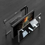 Luxury Plating Transparent Case For Xiaomi Mi Mix Fold 3 2 Fold3 Magnetic Hinge Case with Screen Glass Protective Holder Cover 5