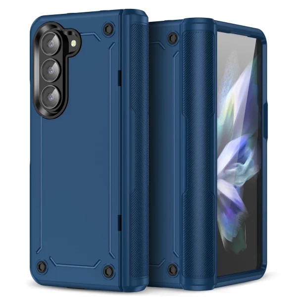 Anti-Falling Phone Bag Armor Case for Samsung Galaxy Z Fold 5 6 fold6 Fold5 Zfold5 5G Hinge Protective Cases 1