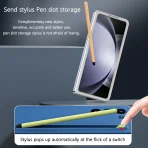 RENGZ With S Pen Silicone Case For Smasung Galaxy Z Fold 7 6 5 4 Pen Slot Shockproof Hard PC Fold5 Fold6 Fold7 Protection Cover 4