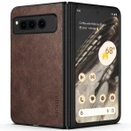 PU Leather Case for Google Pixel Fold 5G simply Business style Hard PC with PU 2in1 material 2