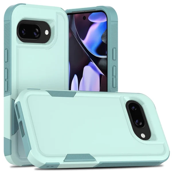 Defend Armor Shockproof Case For Google Pixel Fold 9ProXL 9 8 7 Pro 9A 8A 7A 6A 5G Luxury Matte Military Grade Shockproof Cover 9
