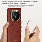 Magsafe Magnetic With Privacy Tempered Glass Flim Full Protect case For Honor Magic V 3 Magic V3 Spring Hinge Holder Cover 2