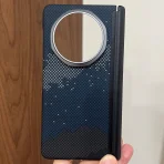 Magnetic Real Aramid Carbon Fiber Hinge Phone Case Cover On For Huawei Honor Magic V3 V5 5G Global Fold MagicV5 V 3 5 Magsafe 4