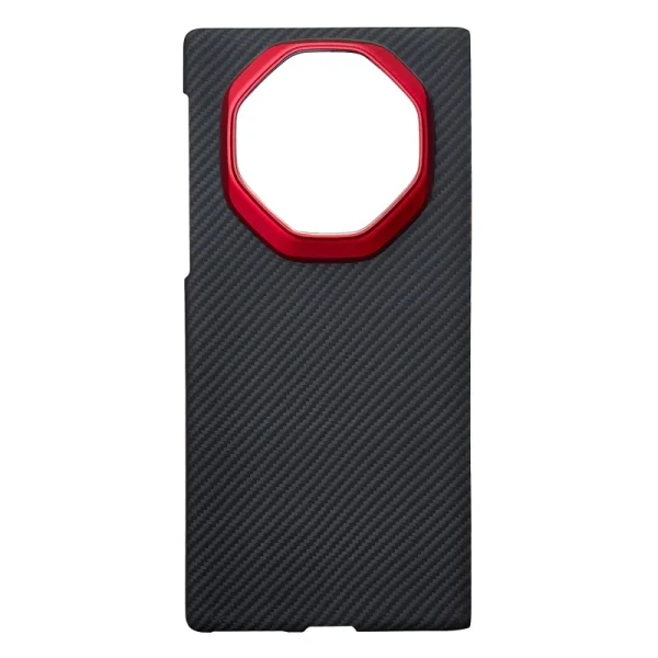 Original Carbon Fiber Phone Case for Huawei Mate XT Luxury Ultra-thin 600D Aramid Fiber Magnetic Metal Lens Guard Phone Cover 10