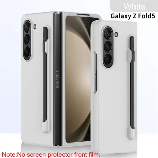 Skin Feel Slim Case for Samsung Galaxy Z Fold 6 5 4 3 with Stylus Pen Slot Holder Plastic Fold Shockproof Protection Hard Cover 11