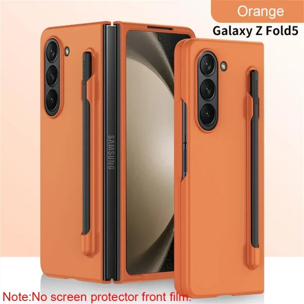 Skin Feel Slim Case for Samsung Galaxy Z Fold 6 5 4 3 with Stylus Pen Slot Holder Plastic Fold Shockproof Protection Hard Cover 10