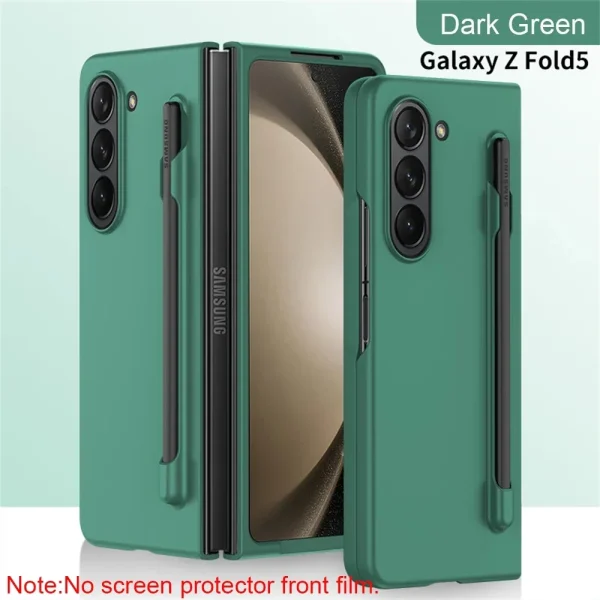 Skin Feel Slim Case for Samsung Galaxy Z Fold 6 5 4 3 with Stylus Pen Slot Holder Plastic Fold Shockproof Protection Hard Cover 12
