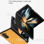 Carbon Fiber PU Leather Phone Case for Samsung Galaxy Z Fold 7 6 5 4 3 Fold6 Fold5 Fold4 Fold3 5G Hard Plastic Shockproof  Cover 5