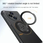 Rotatable Metal Bracket Holder Magnetic Attachment Ring Case For OnePlus Open Slim Hard Protect Cover 3