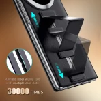 LANGSIDI Smart Flip Case for Vivo X Fold 3 Pro X Fold3 Magnetic Wrist Strap Stand Kickstand Back Cover 5